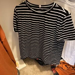 Black and White Stripe Shirt